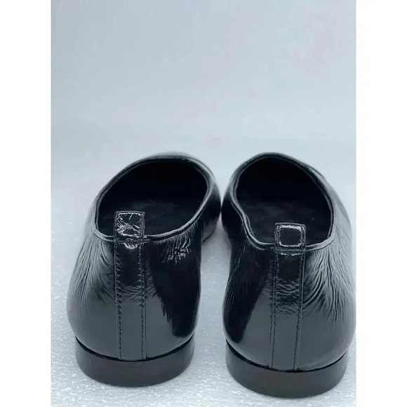 Chanel Camelia Black Leather Flat Ballerina size 38 New with defects - Picture 9 of 13
